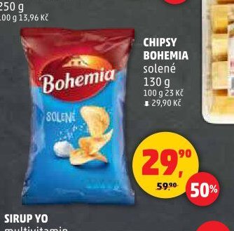 Chipsy Bohemia solené