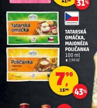 Tatarská omáčka, Majonéza Poličanka