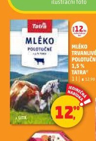 Mléko trvanlivé polotučné 1,5% Tatra