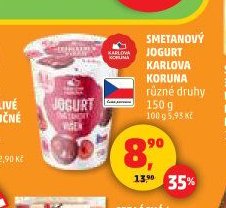 Smetanový jogurt Karlova Koruna