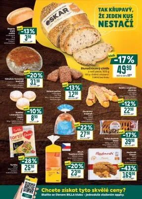 akční leták BILLA 8.10.2025-14.10.2025