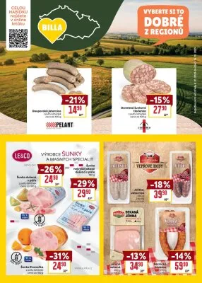 akční leták BILLA 8.10.2025-14.10.2025