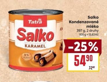 Salko Kondenzované mléko 397 g