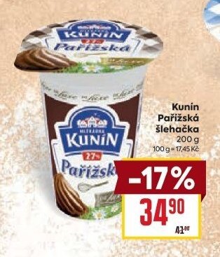 Kunin Pařížská šlehačka 200 g