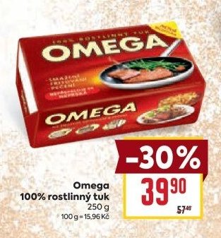 Omega 100% rostlinný tuk 250 g