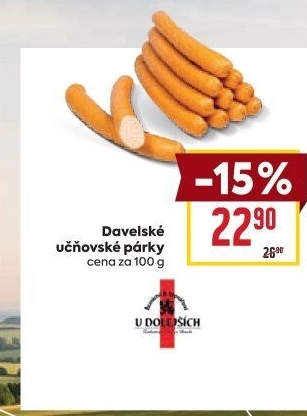 Davelské učňovské párky Řeznictví U Dolejších