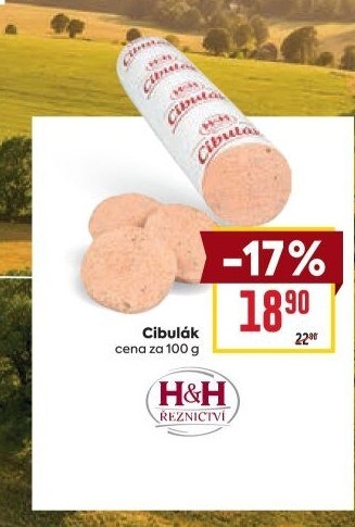 Paštika Cibulák H+H Řeznictví