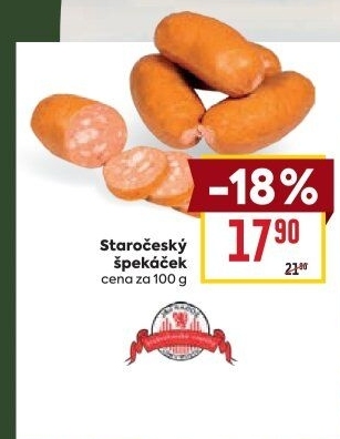 Staročeský špekáček Krušnohorské uzeniny J + J Radoš