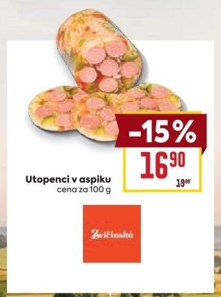 Utopenci v aspiku Zvičinské uzeniny a lahůdky