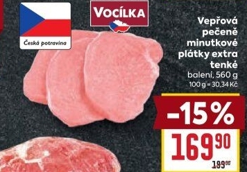 Vepřová pečeně bez kosti Vocílka