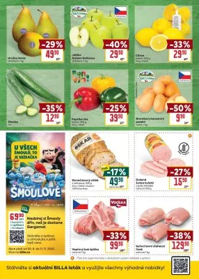 akční leták BILLA 8.10.2025-14.10.2025