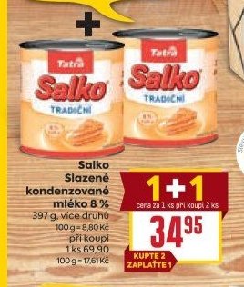 Salko Slazené kondenzované mléko