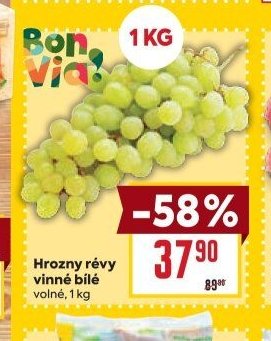 Hrozny révy vinné bílé