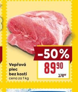 Vepřová plec bez kosti