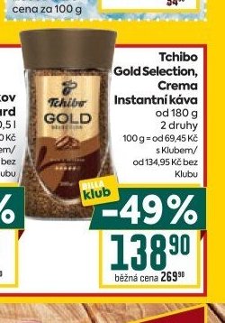 Tchibo Gold Selection, Crema Instantní káva