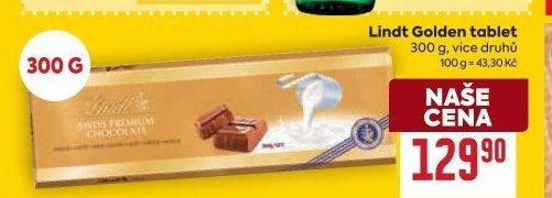 Lindt Golden tablet