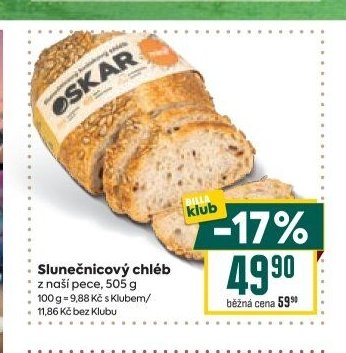 Slunečnicový chléb