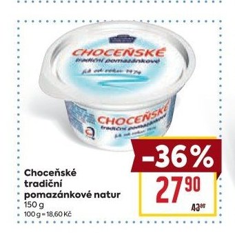 Choceňské tradiční pomazánkové natur 150 g