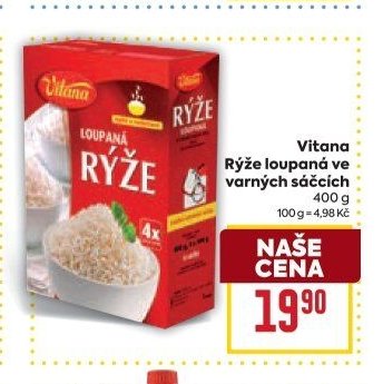Vitana Rýže loupaná ve varných sáčcích 400 g