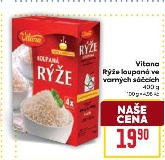 Rýže loupaná dlouhozrnná Vitana