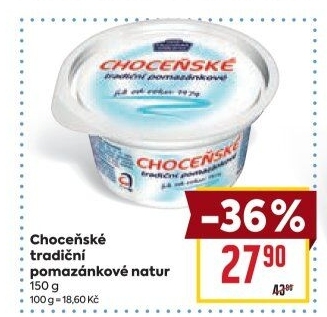 Tradiční pomazánkové Choceňské