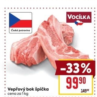 Vepřový bok špička Vocílka