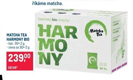 MATCHA TEA HARMONY BIO