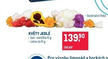 KVĚTY JEDLÉ
