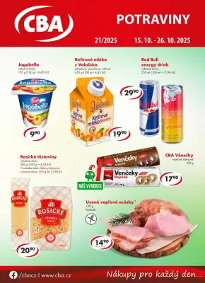 akční leták CBA 15.10.2025-26.10.2025