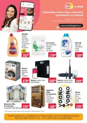 akční leták Teta drogerie 8.10.2025-20.10.2025