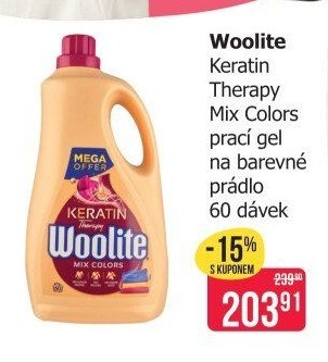 Woolite Keratin Therapy Mix Colors prací gel