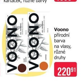 Voono přírodní barva na vlasy