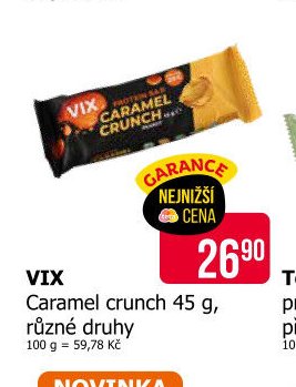 VIX Caramel crunch 45 g, různé druhy