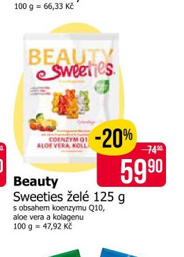 Beauty Sweeties želé 125 g
