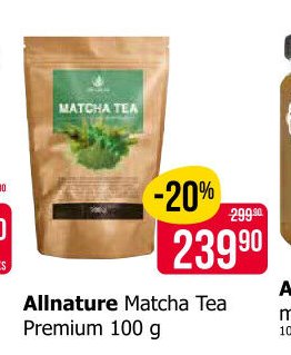 Allnature Matcha Tea Premium 100 g