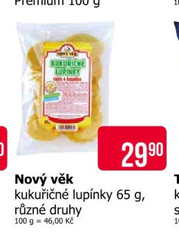 Nový věk kukuřičné lupínky 65 g