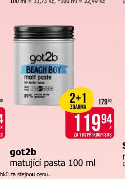 got2b matující pasta 100 ml