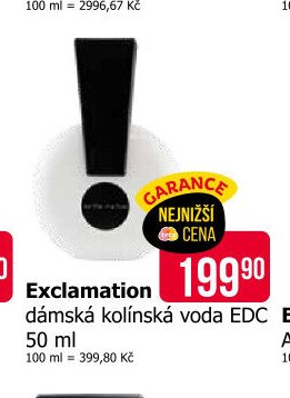 Exclamation dámská kolínská voda EDC 50 ml