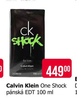 Calvin Klein One Shock pánská EDT 100 ml