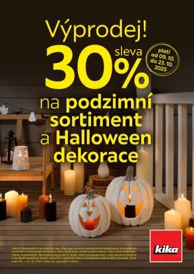 akční leták Kika nábytek 9.10.2025-23.10.2025