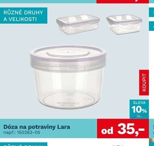 Dóza na potraviny Lara