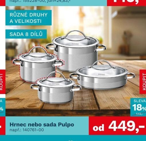 Hrnec nebo sada Pulpo
