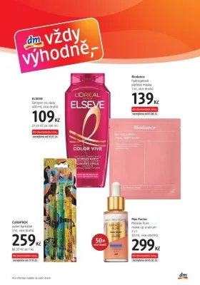 akční leták dm drogerie 9.10.2025-5.11.2025