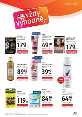 akční leták dm drogerie 9.10.2025-5.11.2025