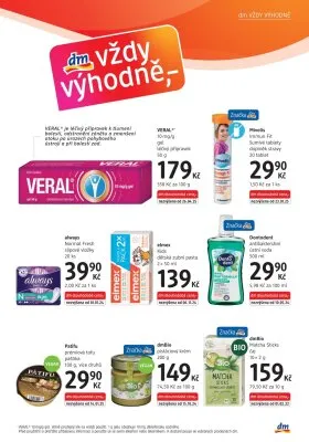 akční leták dm drogerie 9.10.2025-5.11.2025