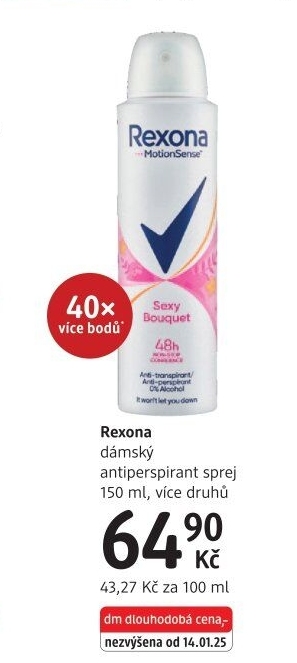 Deodorant sprej Rexona