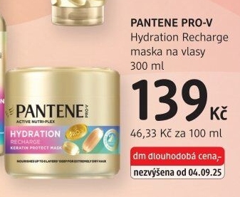Maska na vlasy Pro - V Pantene