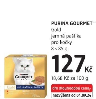 Paštika pro kočky Gold Gourmet Purina