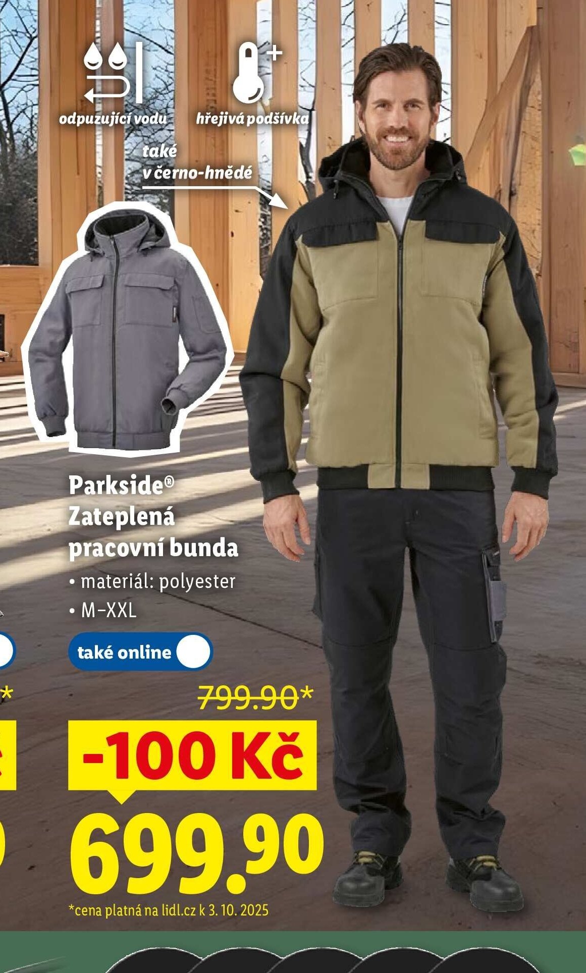 Parkside Zateplená pracovní bunda