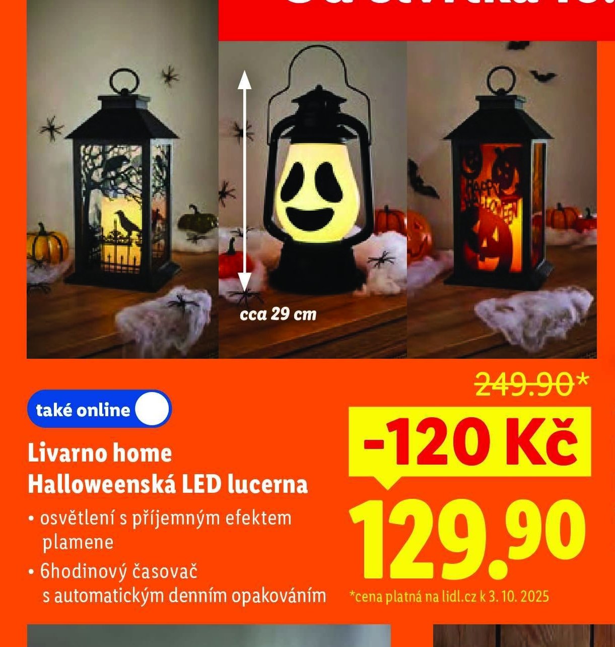 Livarno home Halloweenská LED lucerna